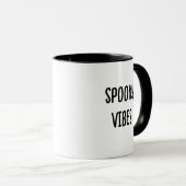 Vibes éffrayantes Bow Halloween Mugs (Devant droit)