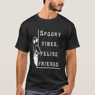 Vibes éffrayantes Feline Friends | T-shirt de l'ho