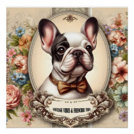  Vibes & Frenchie Stropdassen Perfect Poster