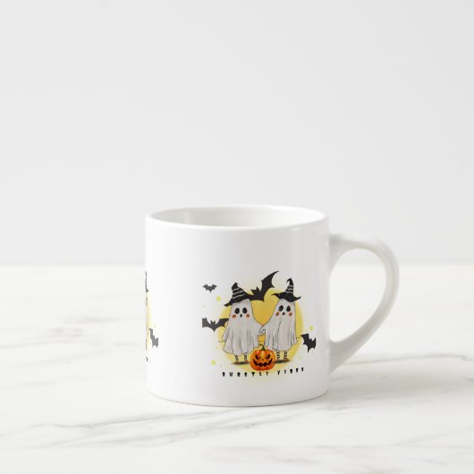 Vibes Ghosts Mignées Halloween Mug (Droite)