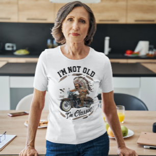  Vibes: I' Not Old I' Classic Motorcycle Te T-shirt