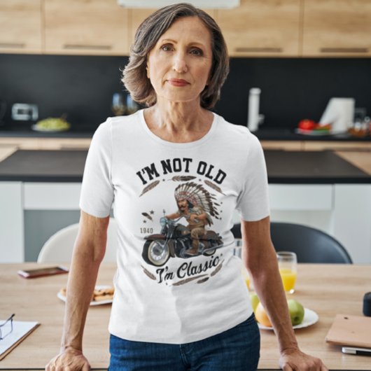  Vibes: I' Not Old I' Classic Motorcycle Te T-shirt