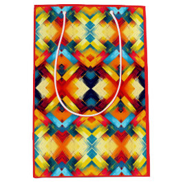  vibes in kleuren: stijlvolle geometrische vormen medium cadeauzakje