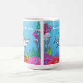 Vibes Jawsitive Uniquement Café Mug (Centre)