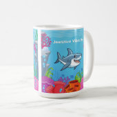 Vibes Jawsitive Uniquement Café Mug (Devant droit)