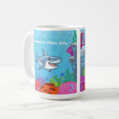 Vibes Jawsitive Uniquement Café Mug (Devant gauche)