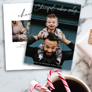 Vibes joyeuses seulement Portrait Carte photo de v