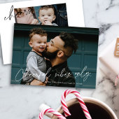 Vibes joyeuses seulement Portrait Carte photo de v