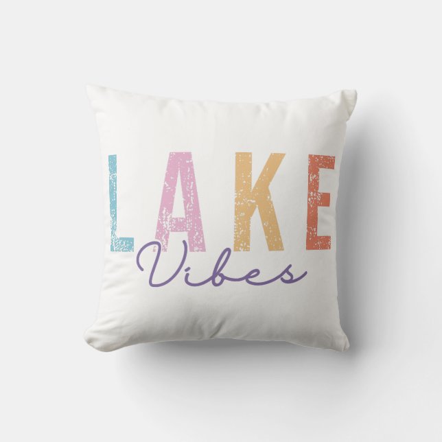 Vibes Lake Kussen (Voorkant)