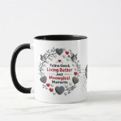 Vibes Meowgical - Vivre mieux Chat Combo Mug (11 (Gauche)