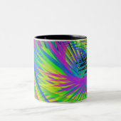 Vibes Mug | Art Abstrait Tropical Vibrant (Centre)