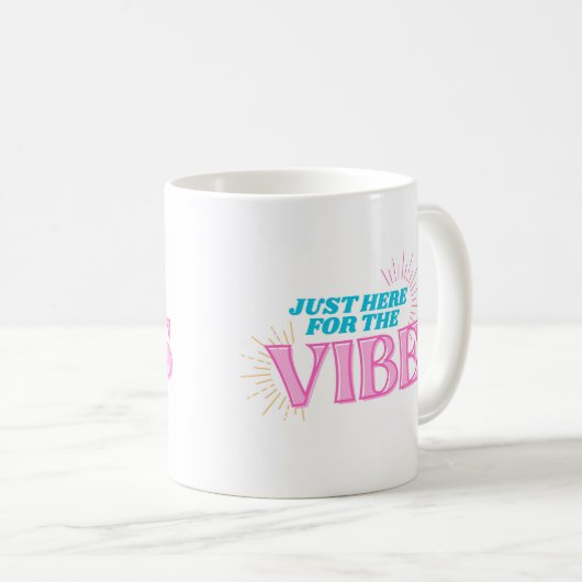Vibes - Mug de café (Devant droit)