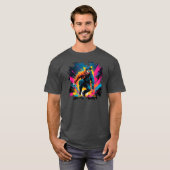 Vibes Noir : T-shirt d'élégance foncée (Devant entier)