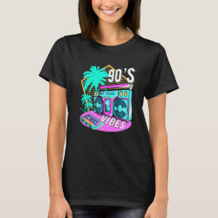 Vibes Outfit Retro Aesthetic 1990 Costume Ret T-shirt