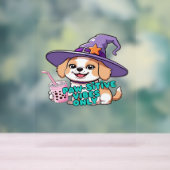 Vibes Paw seulement - Chien mignon avec thé à bull (Neutre)