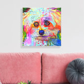 Vibes Paw-sitive Canvas étirées Impression (Insitu(Salon))