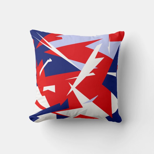 Vibes positives Abstrait Art Cushion Coussin (Recto)