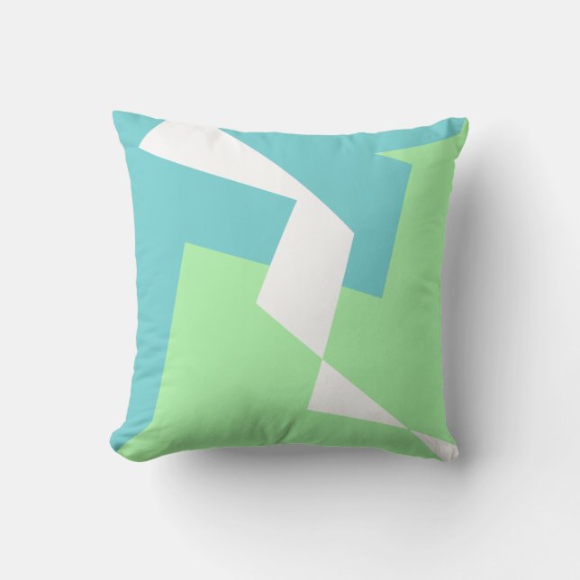 Vibes positives Abstrait Art Cushion Coussin (Recto)