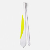 Vibes positives Bleu jaune Cravate minimaliste (Devant)
