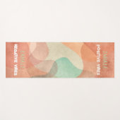 Vibes positives de tapis de yoga personnalisé (Devant (Horizontal))