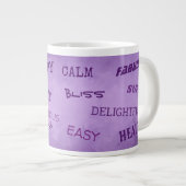 Vibes positives Jumbo Mug (Devant droit)
