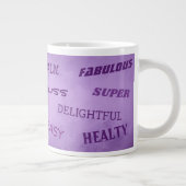 Vibes positives Jumbo Mug (Droite)