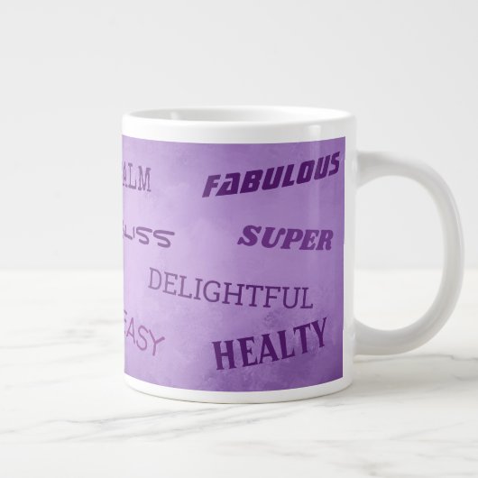 Vibes positives Jumbo Mug (Droite)