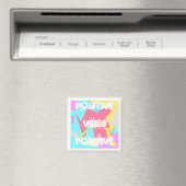 Vibes positives Magnet de couleurs Abstrait Art Pa (In Situ (Lave-vaisselle))