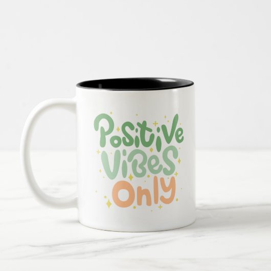 Vibes Positives Mignonnes À Jouer Seulement Mug (Gauche)