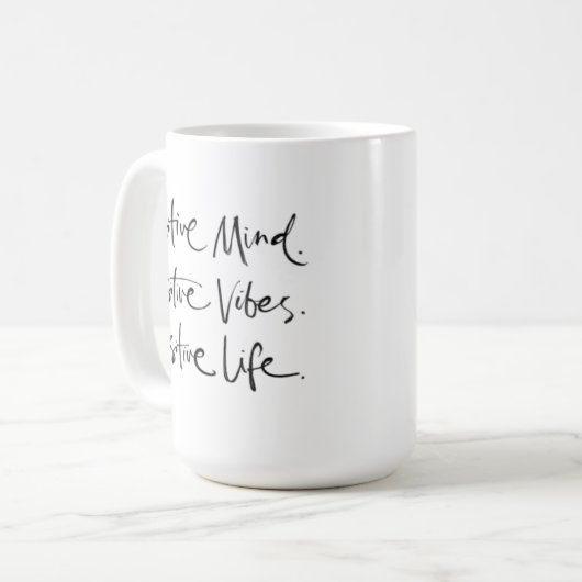 Vibes positives Mug (Devant gauche)