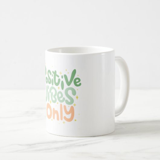 vibes positives mug classique pour tous (Devant droit)