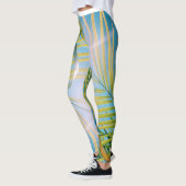 Vibes positives Palm Tree Leggings ensoleillés (Gauche)