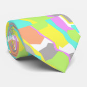 Vibes positives Pastel Colors Cravate d'art Abstra (Roulé)