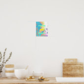 Vibes positives Poster de palmiers tropicaux (Cuisine)