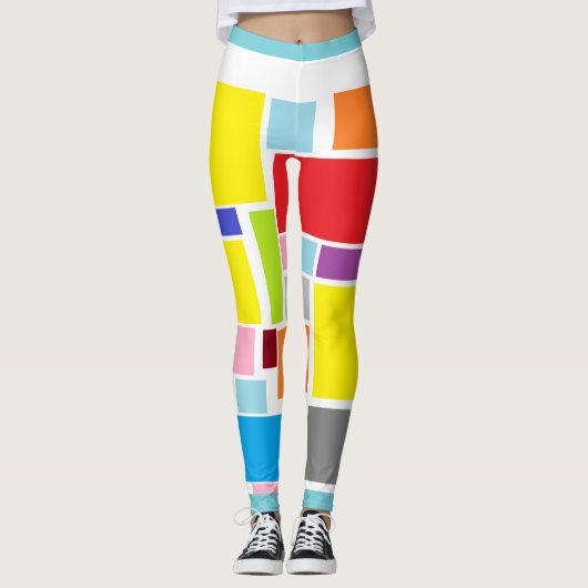 Vibes positives Splash of color Leggings (Devant)
