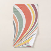 Vibes rétro colorées (Serviette à main)