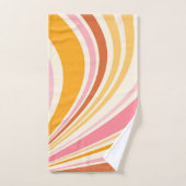 Vibes rétro colorées (Serviette à main)