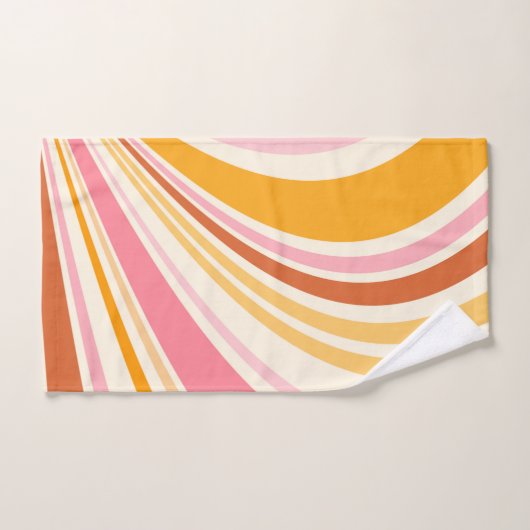 Vibes rétro colorées (Serviette à main)