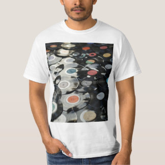  Vibes: Retro Vinyl Record Collectie Mannen T-shirt