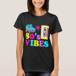 Vibes Roller Schaats Partij Cassettebandje Vintage T-shirt