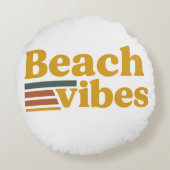 Vibes Rond Kussen (Achterkant)