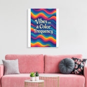 Vibes sur une fréquence de couleur | Toile d'onde  (Insitu(Salon))