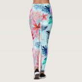 Vibes tropicales | Leggings floraux de l'île (Dos)