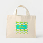 Vibes tropicales Olivia Ajouter Votre Nom Sac four (Devant)