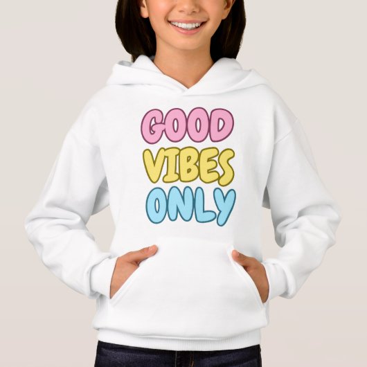 Vibes Uniquement Enfants Pullover Hoodie (Devant)