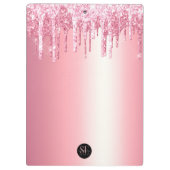 VIBES VALENTIJN PINK GLITTER DRIP CUSTOM KLEMBORD (Achterkant)