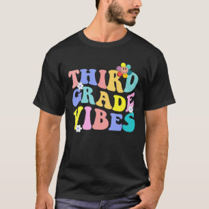 Vibes van de derde graad - 3d Grade Team Retro 1St T-shirt