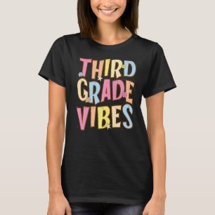 Vibes van de derde klas terug naar de middelbare s t-shirt