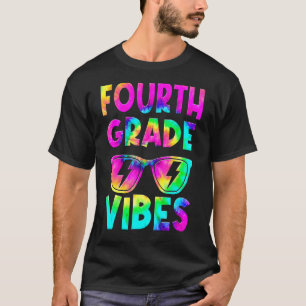Vibes van de vierde klas is kleurstof terug naar s t-shirt