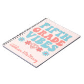 Vibes van de vijfde klas - Terug naar school Notit Notitieboek (Linkerzijde)